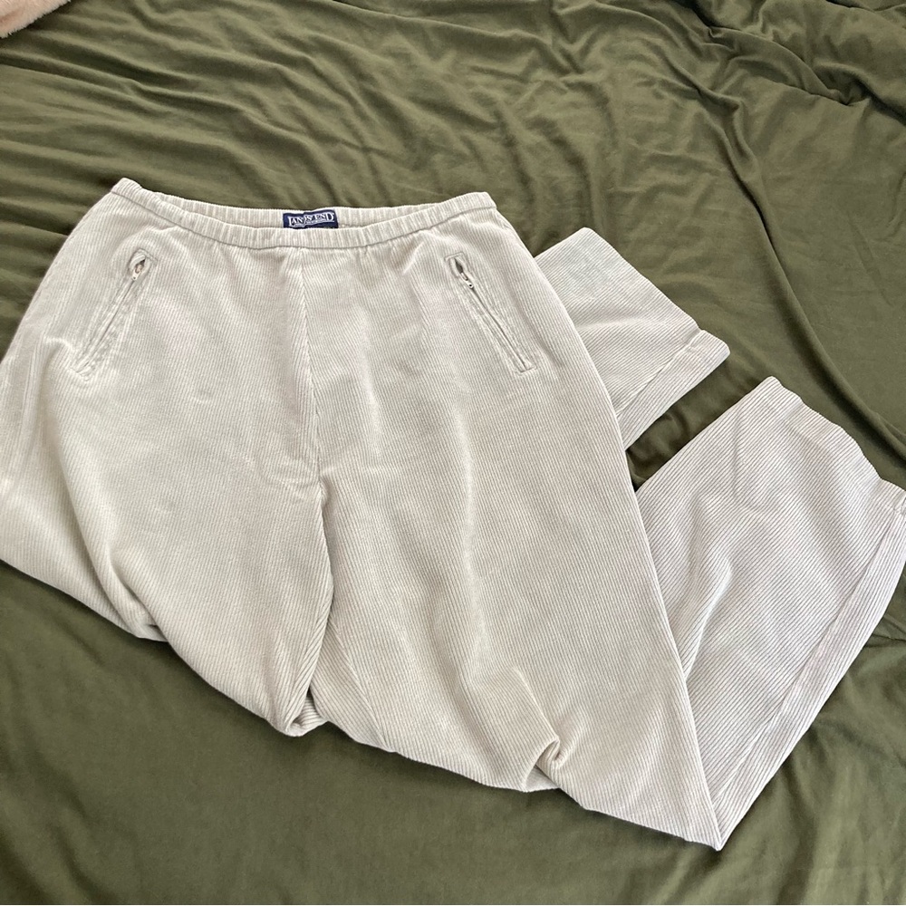 Light green corduroy pants